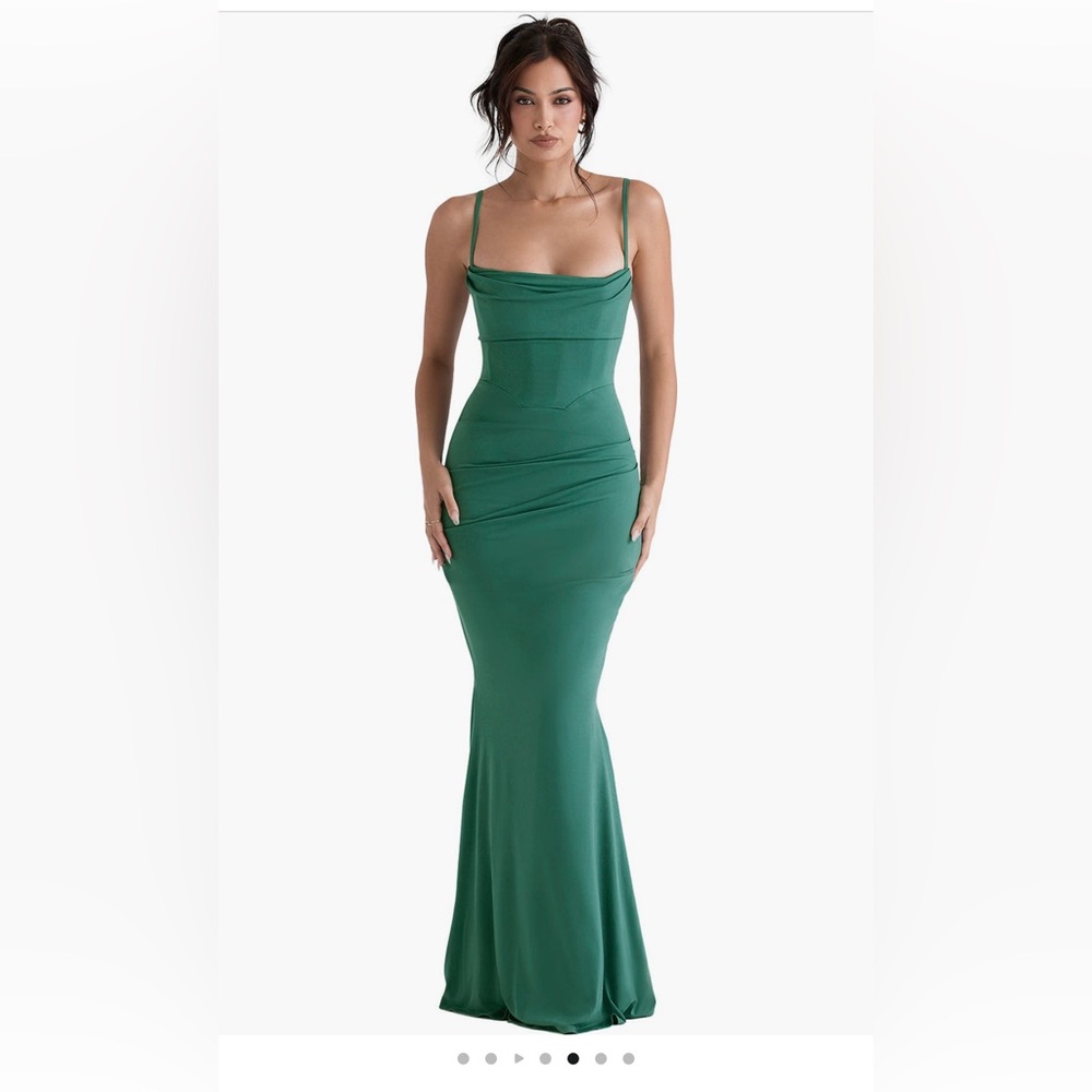 House of CB Green Maxi Dress